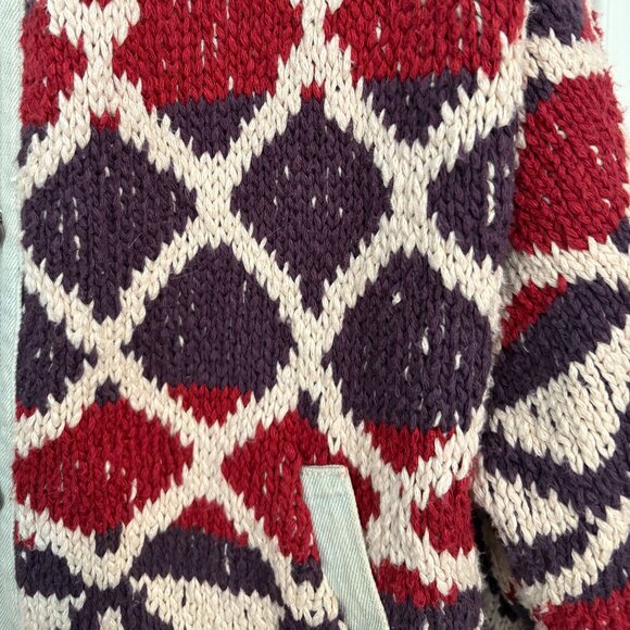 Free People Boho Knit Denim Jacket - Picture 5 of 7